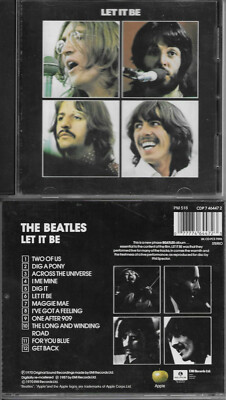 CD THE BEATLES LET IT BE JOHN LENNON PAUL McCARTNEY