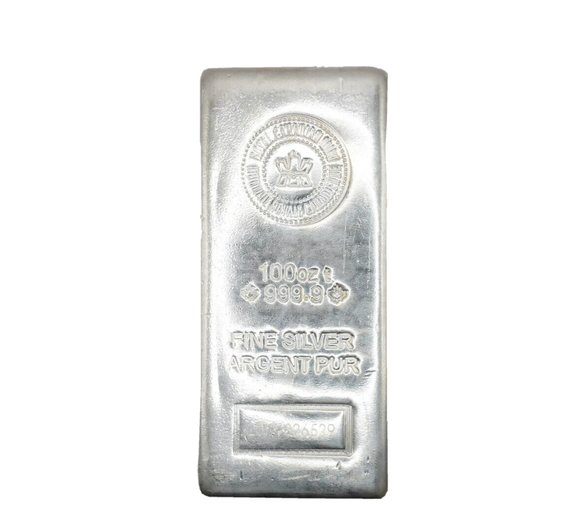 2017 Royal Canadian Mint 999.9 Fine Silver 100 Oz. Bar eBay