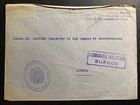 1938 Orduña Spain POW Camp Cover to Concentration KZ Camp Inspector Burgos — photo 1
