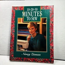 10-20-30 Minutes to Sew Hardcover By Nancy Zieman Sewing with Nancy VTG