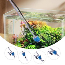 Pompa Sifone Elettrica Acquario Pompa Aspirazione Acqua Serbatoio Pesci Pulitore 28W 7 in 1