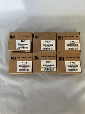 6 - DirecTV 2 Way Green SWM Splitter MSPLIT2R1-03 SWiM 2Way MRV Wholehome DVR