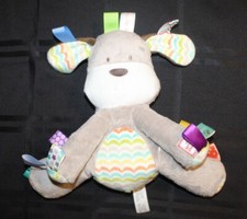 BRIGHT STARTS TAGGIES plush dog rattle toy