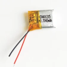 3.7V 401215 40mAh Lipo Polymer Rechargeable Battery For Mini Camera Earphone Mp3