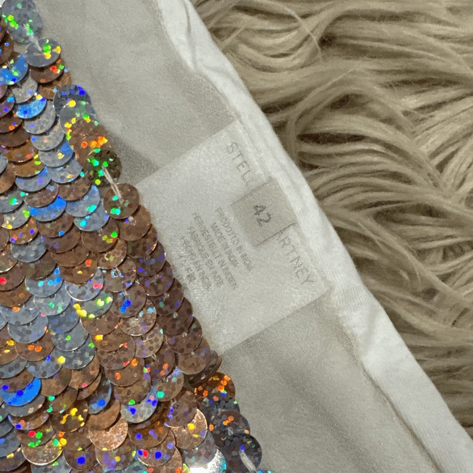 Stella McCartney sequined tank top size 42 - Image 3 of 4