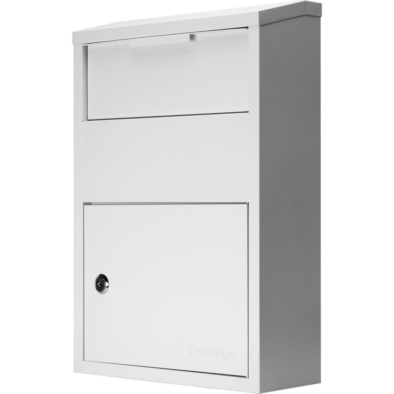 Barska 11 X 16 Large Envelope Drop Box Secure Key Lock Wall Mount Mailboxs