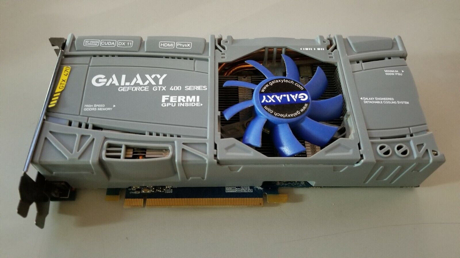 Galaxy Geforce GTX 470 1280MB Fermi Video Card 