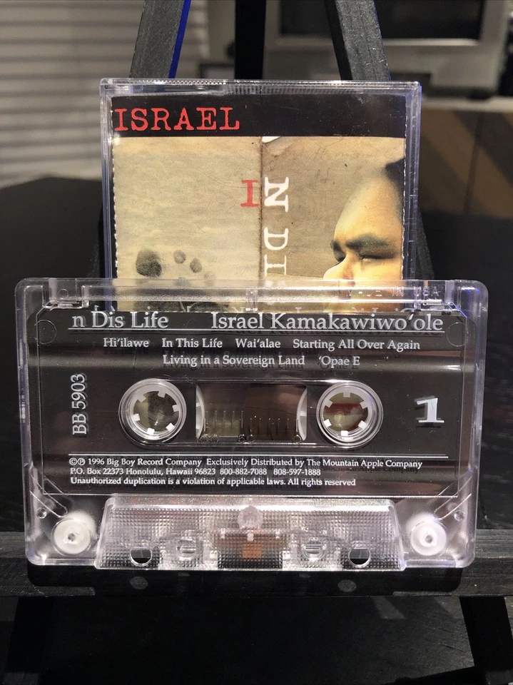 n Dis Life by Israel Kamakawiwo'ole (Cassette 1996) IZ Big Boy VERY RARE HTF NM - Image 3 of 4