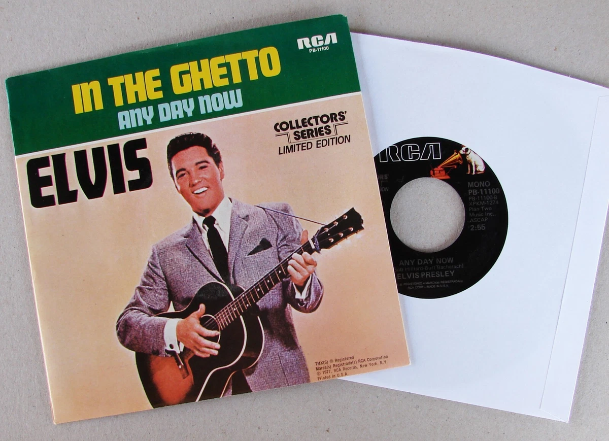 Elvis Presley In The Ghetto / Any Day Now Beautiful Near Mint+ | eBay