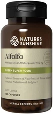 Alfalfa 100 Capsules 450mg Nature's Sunshine