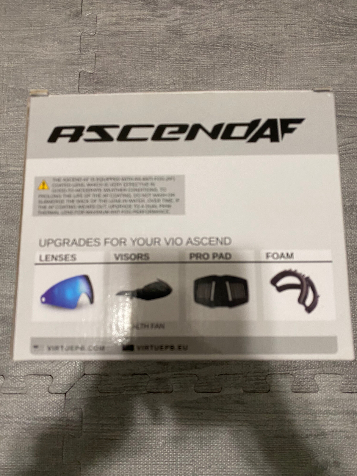 Virtue Vio Ascend AF Paintball Mask