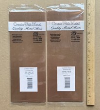 Copper Sheet Stock 10 X 4 X .025 Create With Metal 2 Free Shipping