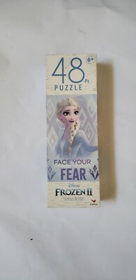 Disney Frozen 2 Jigsaw Puzzle 48 piece 9.1" x 10.3” Elsa Face Your Fear ...