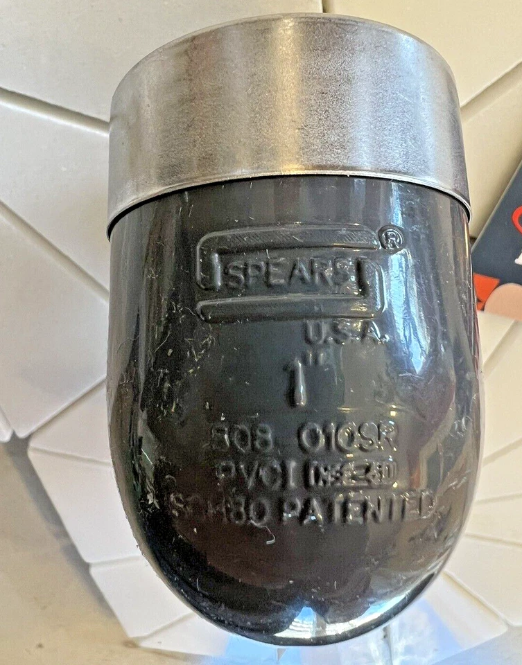 Spears 1"x 1 in FPT PVC SCH80 Coupling Stainless Reinforced  Elbow New (3 Pack) - Image 2 of 4