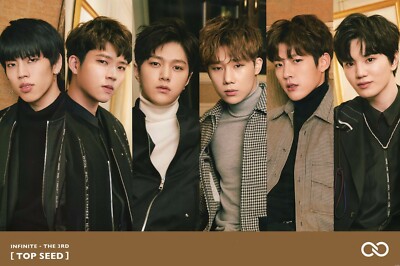 Infinite-[Top Seed] 3rd Album CD+Poster+Booklet+3D Card+Post+