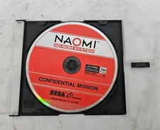 Sega CONFIDENTIAL MISSION Arcade Naomi GD-ROM gioco disco e chip di sicurezza FUNZIONANTE