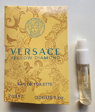 VERSACE YELLOW DIAMOND EAU DE TOILETTE VAPORISATEUR SPRAY 2ML NEW UNISEX