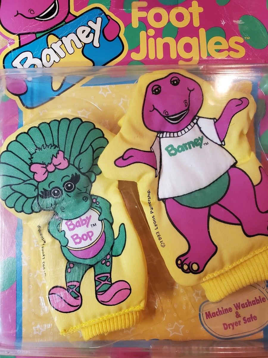 Serviette De Bain Vintage Barney The Dinosaur 1993 - 29 X 56 Pouces - Extra Large