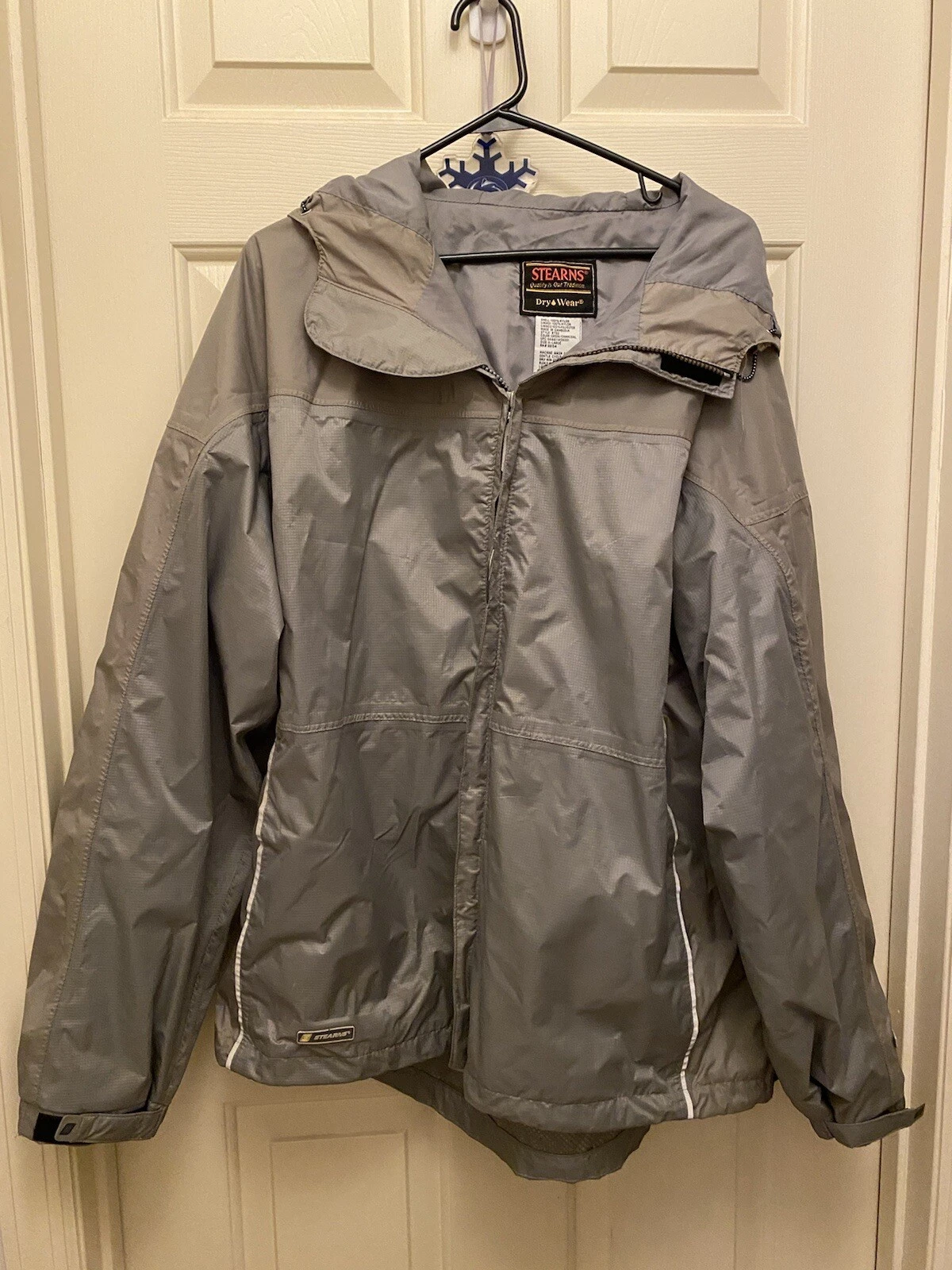 Stearns Dry Wear Rain Jacket Men's XL Green / Charcoal