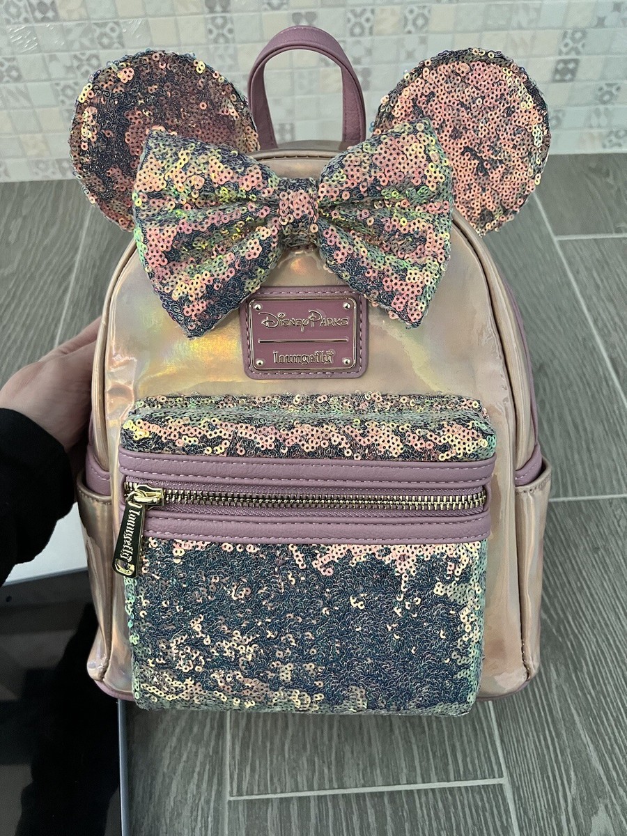 Disney Parks 50th Anniversary Iridescent Pink Loungefly  display picture 2