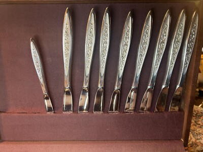 欧州購入ヴィンテージ＊WT Rogers Co.とEldonのレタートレイ ESPERANTO, 1847 Rogers Bros., Silverplated Flatware, 49 piece set