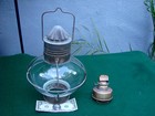 Antique SHIPS BRASS GLOBE/ONION SALON OIL LAMP-24 Photos-HANDSOME-PRACTICAL-L@@K — photo 6
