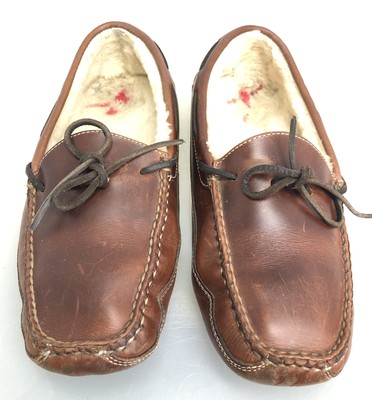 ll bean double lined leather slippers