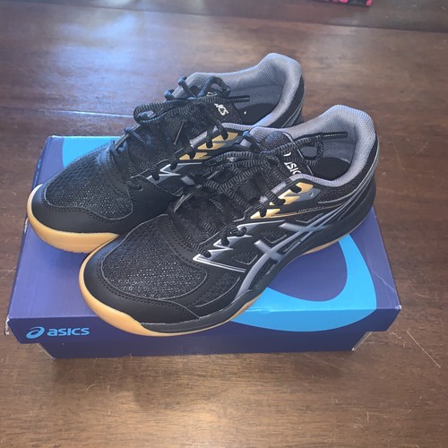 Asics Upcourt 4 GS Volleyball Shoe Youth US Shoe Sz 6 White Black