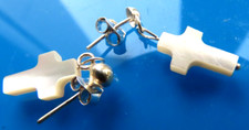 PENDIENTES de PLATA 1ª ley 925 y CRUZ de NACAR ** Calidad y Precio**