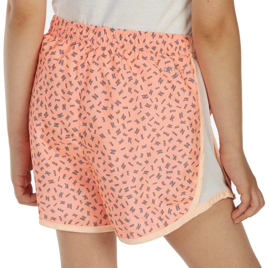 NIKE Little Girls' Dri-FIT Tempo Shorts Athletic Sports Mesh Coral Size 4 image 2