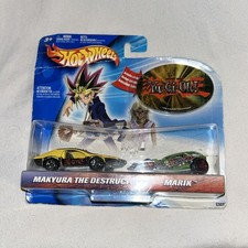 1996 Hot Wheels Yu-Gi-Oh! Makyura the Destructor & Marik 2 pack vehicle set F1