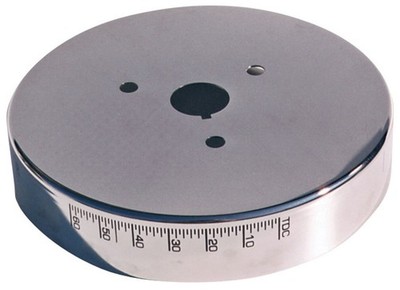 PROFORM 66518CC 8'' Harmonic Balancer Cover, Chrome
