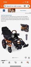 Mobile Electric Wheelchair Battery Power. Local Pickup Only. Airline Approved.