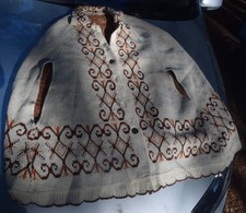 Vintage Cape Poncho 1960's Sweater Hippie Boho Geometric