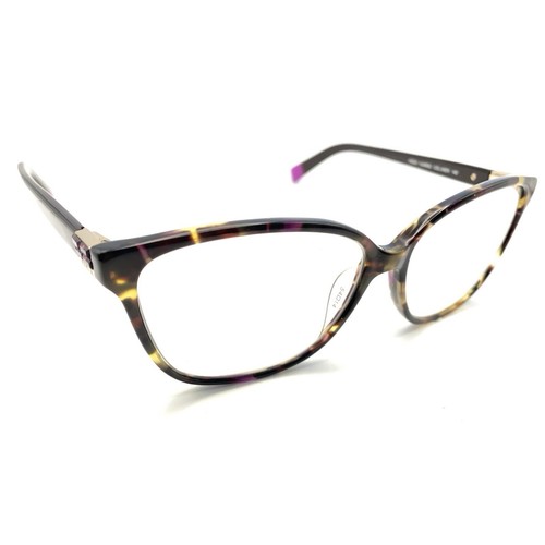 Furla Frida VU4859J Col. 0AEN Purple Tortoise Square Eyeglasses Frames 140 Women