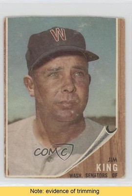 1962 Topps Jim King #42 READ 0c4