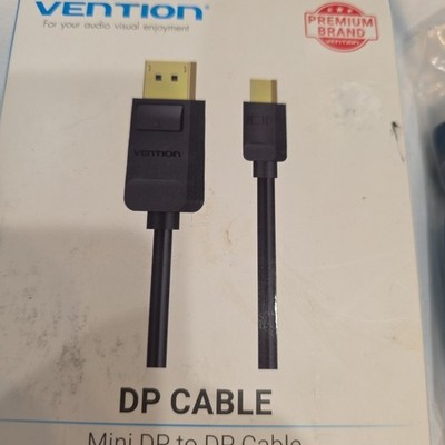 DP CABLE Mini Display PORT to DISPLAY PORT Cable 3D 4K PVC for Monitor SEALED
