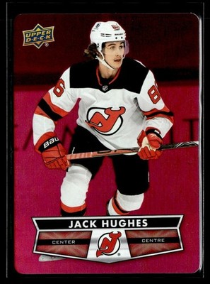 2021-22 Tim Hortons Collectors Series Red Die Cut #DC-13 Jack Hughes
