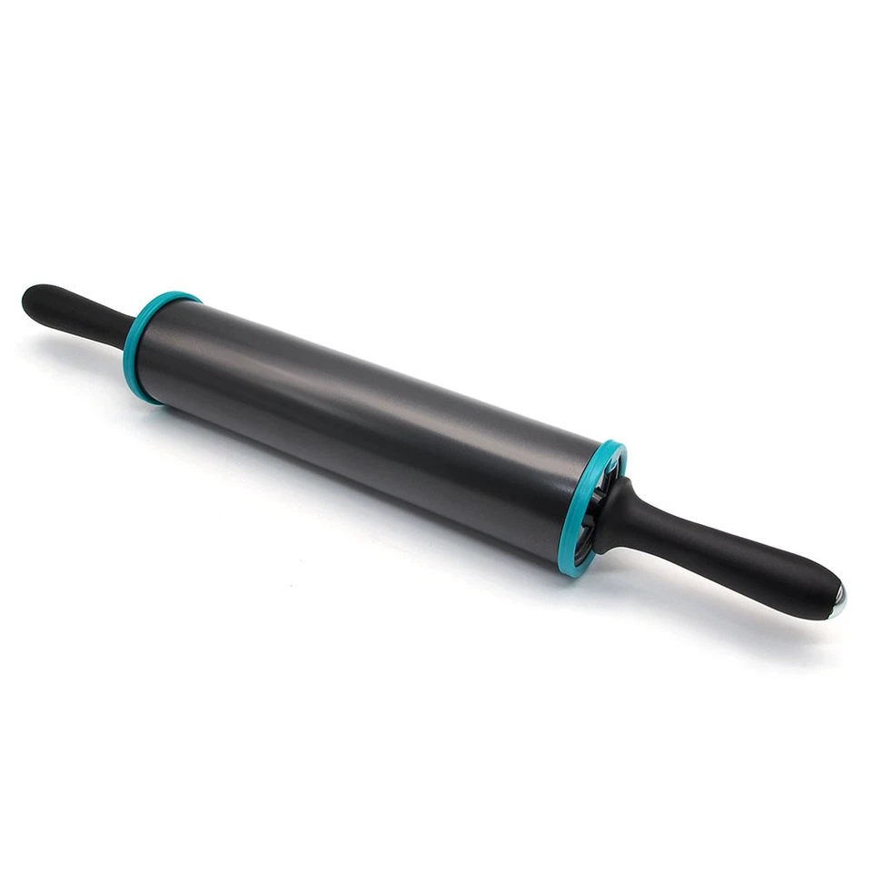 Rolling Pin Guide Rings Stainless Steel Pins Baking Dough Roller - Image 2 of 4