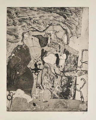 Horst Janssen/Radierung/1964-1989/ Boogi /handsigniert/50 Exemplare - Bild 1 von 4