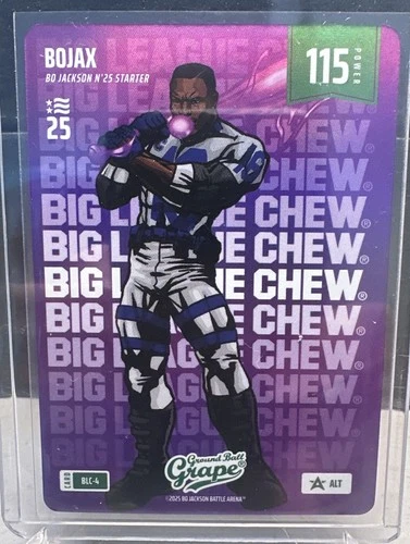 Bojax Bo Jackson Battle Arena NSCC Big League Chew Grape Foil BLC-1 ALT SSP