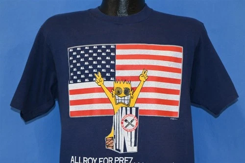 80s ALL BAND ALLROY FOR PREZ PUNK EP DESCENDENTS DAVE SM 1980s vintage concert t-shirt, vintage, single stitch, B+ condition