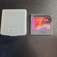 The Lion King Sega Game Gear Cart Only Tested Working w/ Clamshell Case