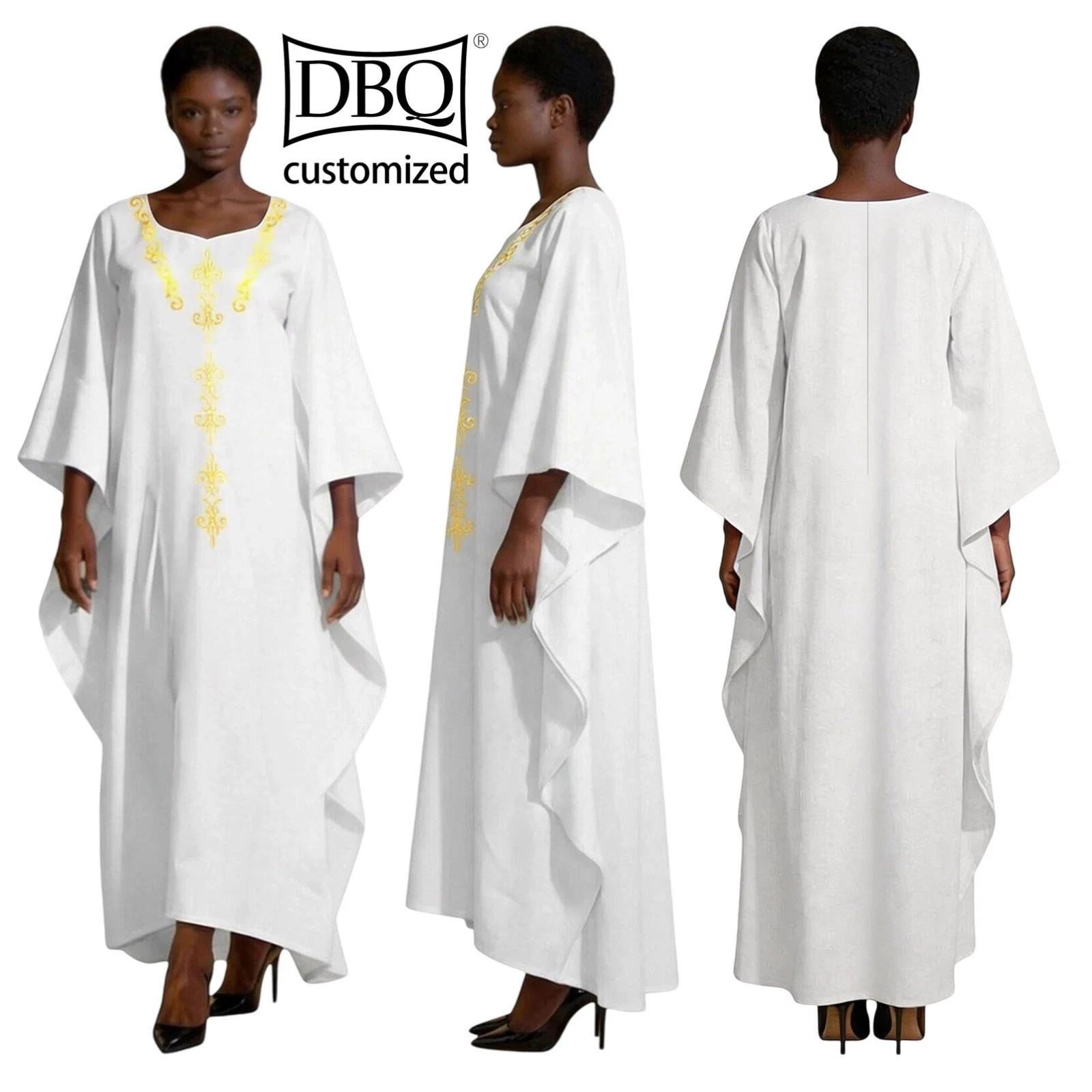 African Women Dresses Tailor Made Half Sleeves Ankle Length Summer Casual Dress
Opens in a new windo