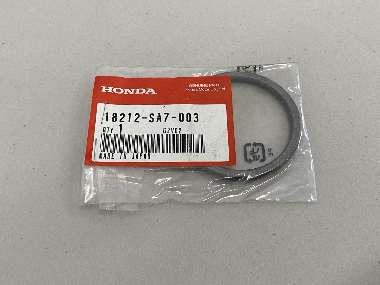 (2) NEW OEM Honda Acura 18212-SA7-003 V6 Exhaust Gaskets Accord Odyssey ...