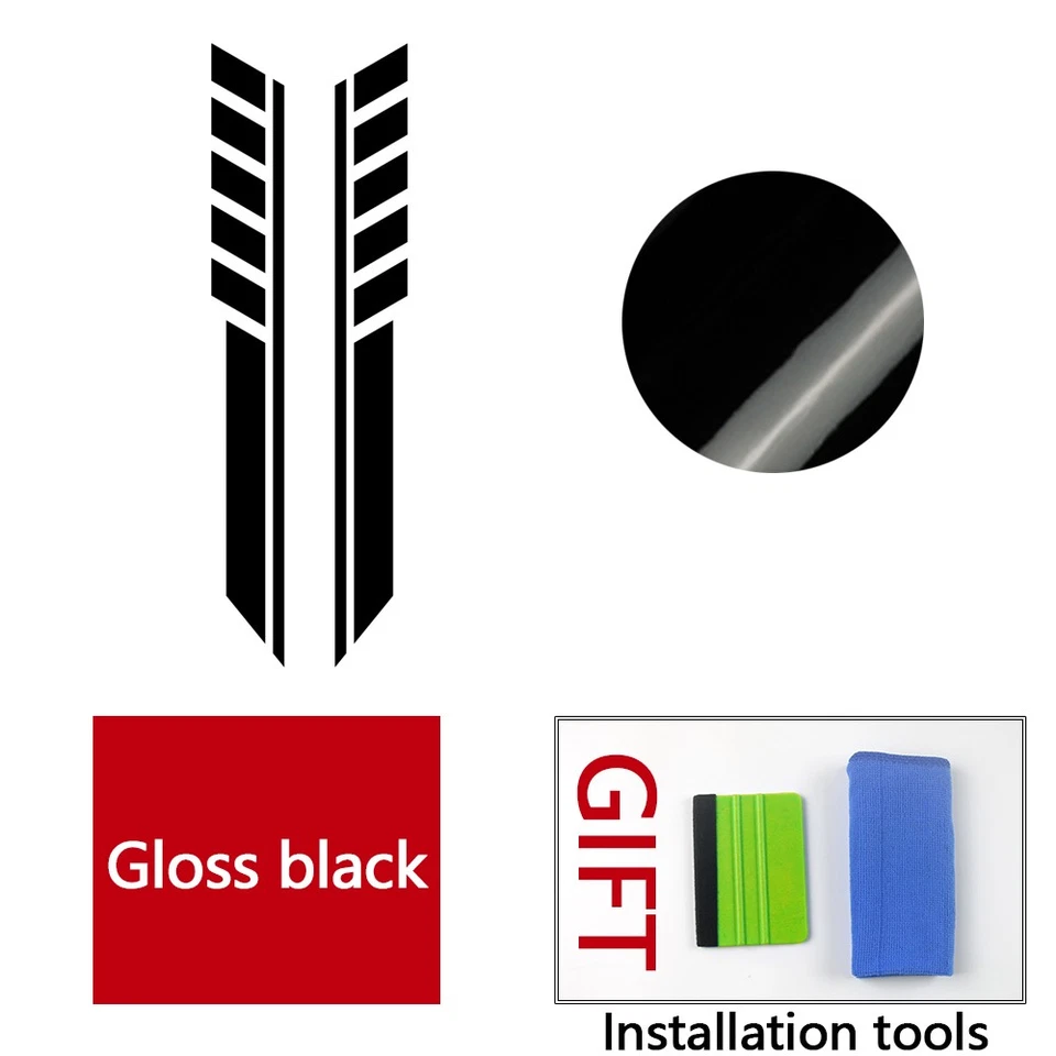 Car Hood Bonnet Racing Stripes Vinyl Decals Stickers for Chrysler 300 2011-2018  Foto 3 de 4