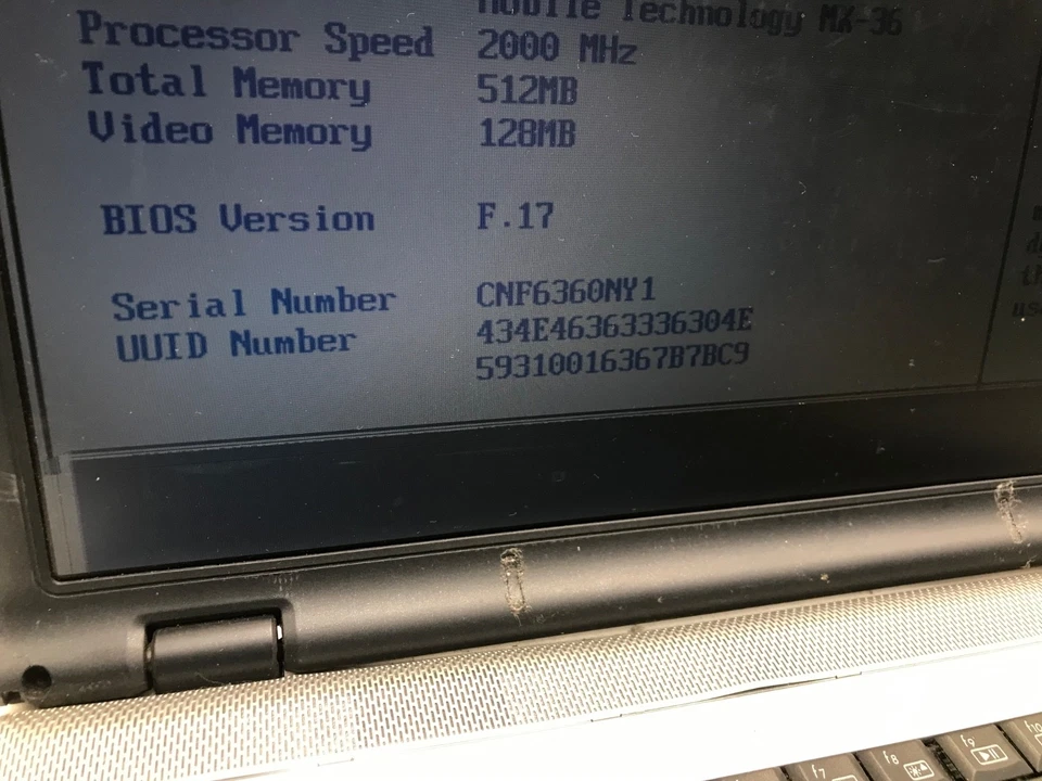 HP Pavilion dv6000 AMD Turion 64  2.0GHz 15" Laptop-CGRADE- MZ - Image 4 of 4