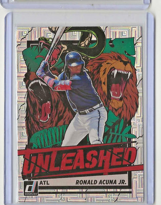 2021 Panini Donruss - Unleashed Ronald Acuña Jr. #UNL5 Vector