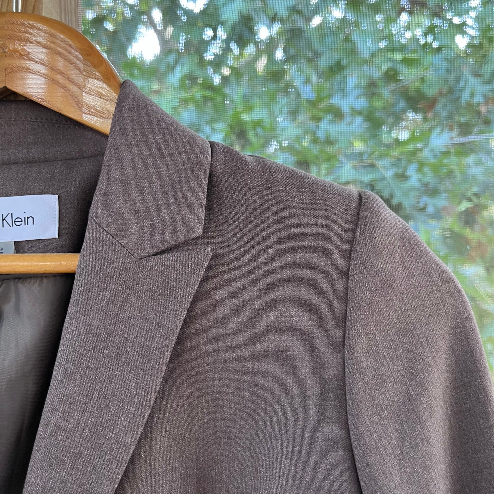 Calvin Klein Women's Brown Short Blazer Size 8P. NEW thumbnail 4