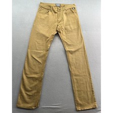 Superdry Jean Co Pants Mens Sz Small Khaki Chino Pants Regular Fit